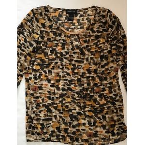 Focus 2000 Gold Mixed Top     Size Small